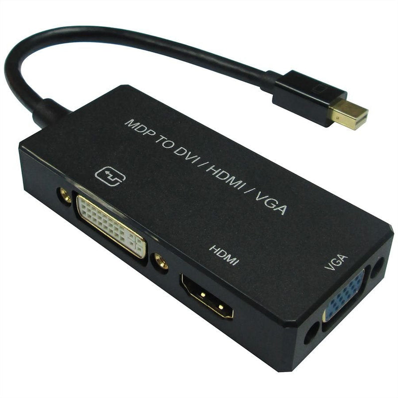 Value Cable Adapter Mini DisplayPort - VGA DVI Hdmi, V1.2, Activo