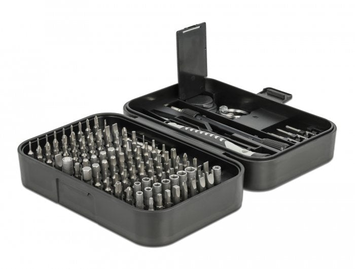 Delock Set Of Screwdrivers Precisión, 130 Pieces