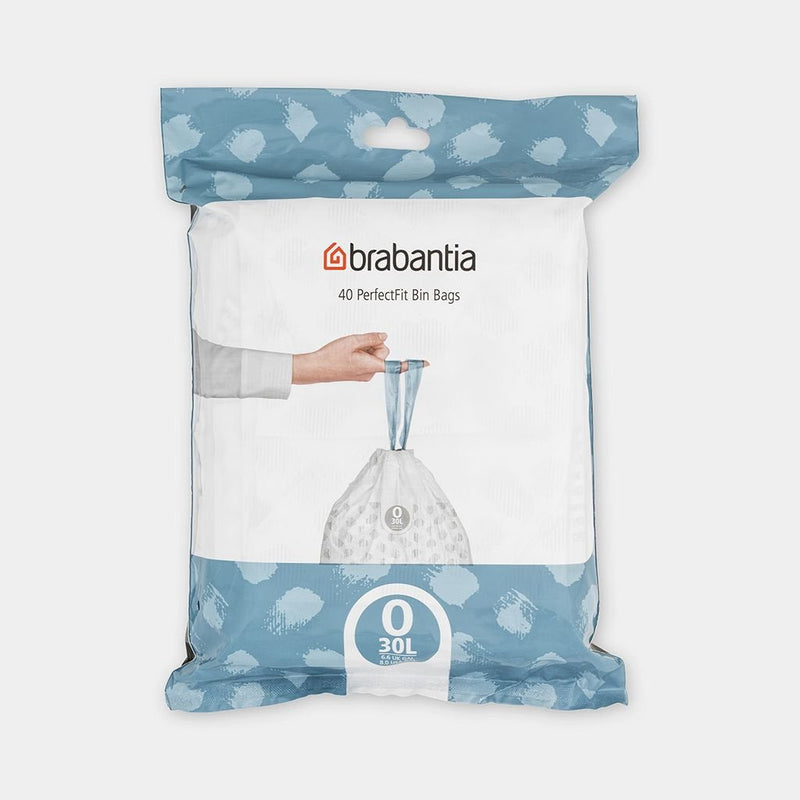 Brabantia 124846 Bag Basura 30 L White 40 Pieces
