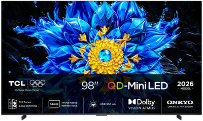 Tcl 98P8L Black TV Smart TV 98 QLED UHD 4K Hdr 144 HZ — image 1