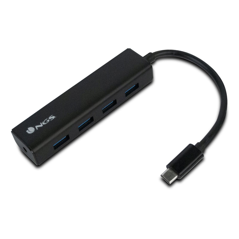 Ngs Hub WONDERHUB4 USB 2.0 Type-c 480 Mbit/S Black