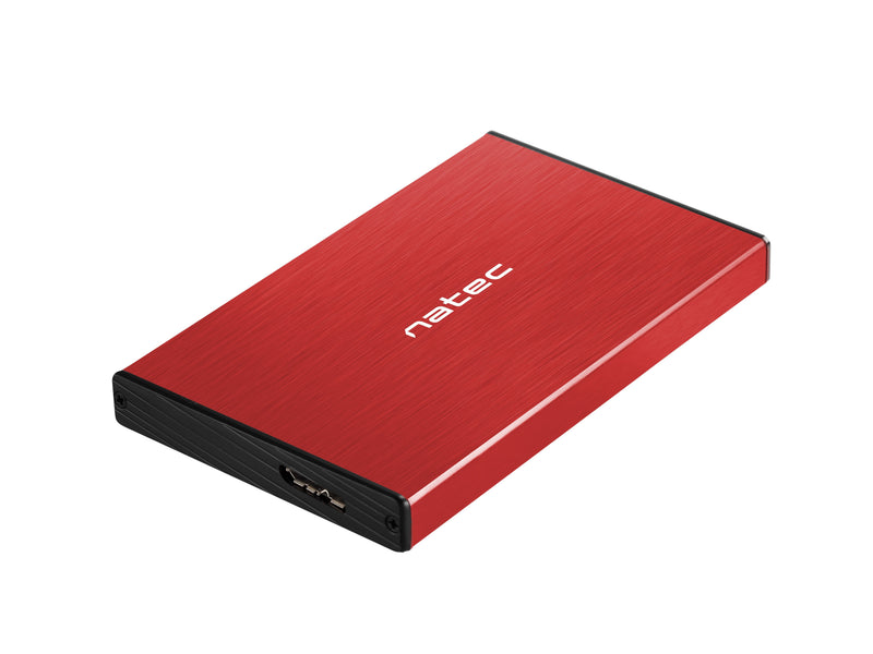 Natec External Enclosure Rhino Go 2,5'' Sata, USB 3.0, Red