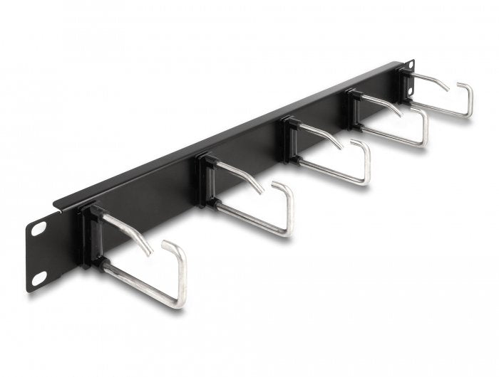 Delock 19? Organiser Cables Rangierpanel With 5 Metal Stand 1 He Black