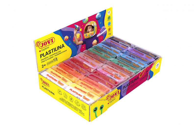 Jovi Pastillas Plastilina 50GR Colours Surtidos Box Expositora 30U
