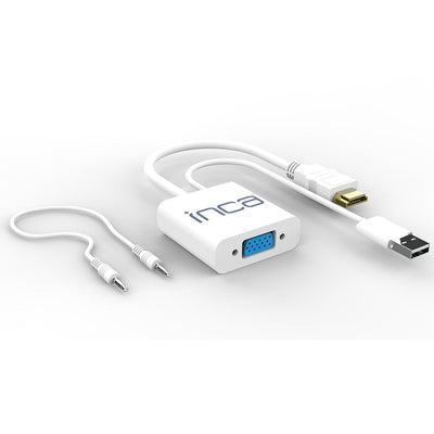 Inca IVTH-01 Adapter Convertidor VGA a HDMI USB Audio Macho-hembra HDMI — image 1