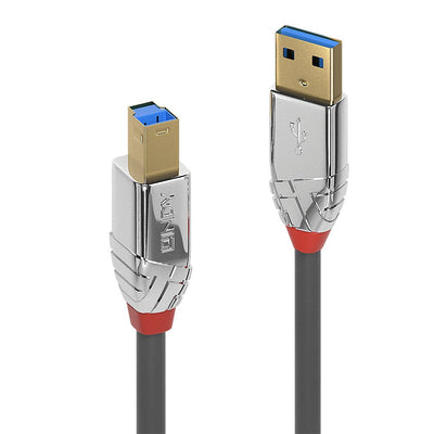 Lindy 36662 USB Cable 2M USB 3.2 Gen 1 (3.1 Gen 1) USB a USB B Grey Printer — image 1