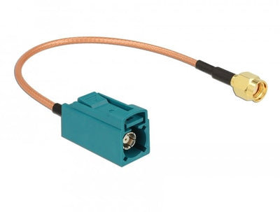 Delock Cable Antenna Fakra Z Female Rp-sma Male RG-316 20CM — image 1