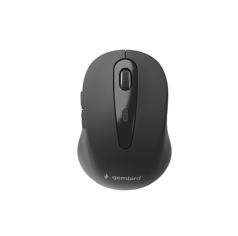 Gembird Mouse Óptico Bluetooth 6 Buttons MUSWB-6B-01, 1600 Dpi, Black