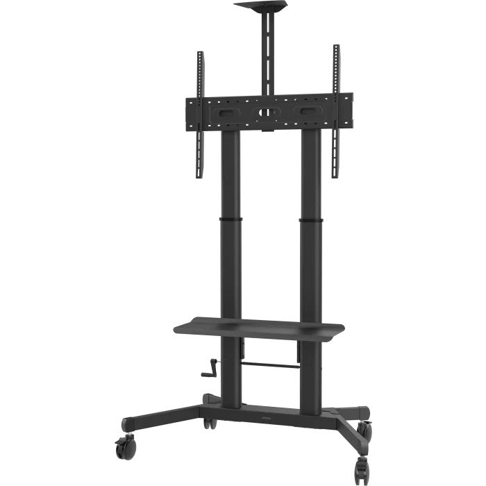 Carro Soporte Piso Pantalla Ajuste Alto Persona Carro Acero Se Adapta a Pantallas 55A 100 Con T