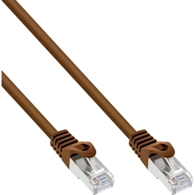 Inline Network Cable Sf/UTP CAT.5E Brown 5M