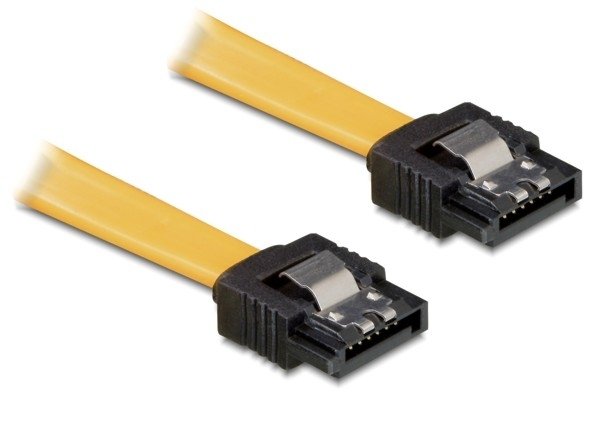 Delock 0.7M SATA Cable SATA 0,7M Yellow