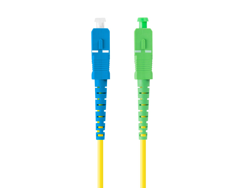 Lanberg Cable Fibre Optic 1M Mono Sc/Apc-sc/Upc Simplex G657A1 Lszh Yellow