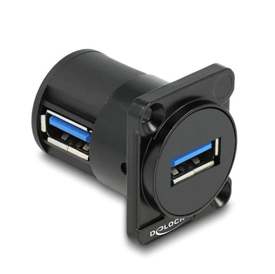 Delock 88059MÓDULO Type-d USB 2.0 Tipo-a Female a Female With Ángulo 90° — image 1