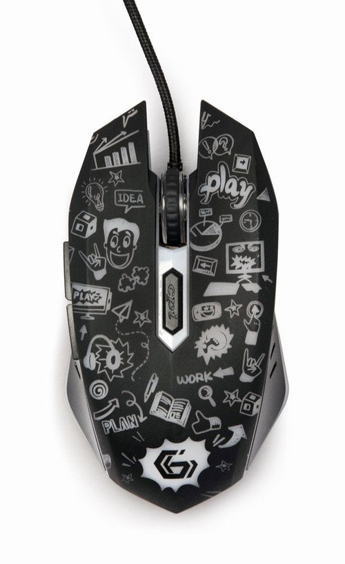Mouse Óptico LED 6 Buttons 1200-3600 Dpi, Grafity — image 1