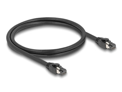 Delock Network Cable RJ45 CAT.8.1 S/FTP 1M Bis 40Gbps Black — image 1