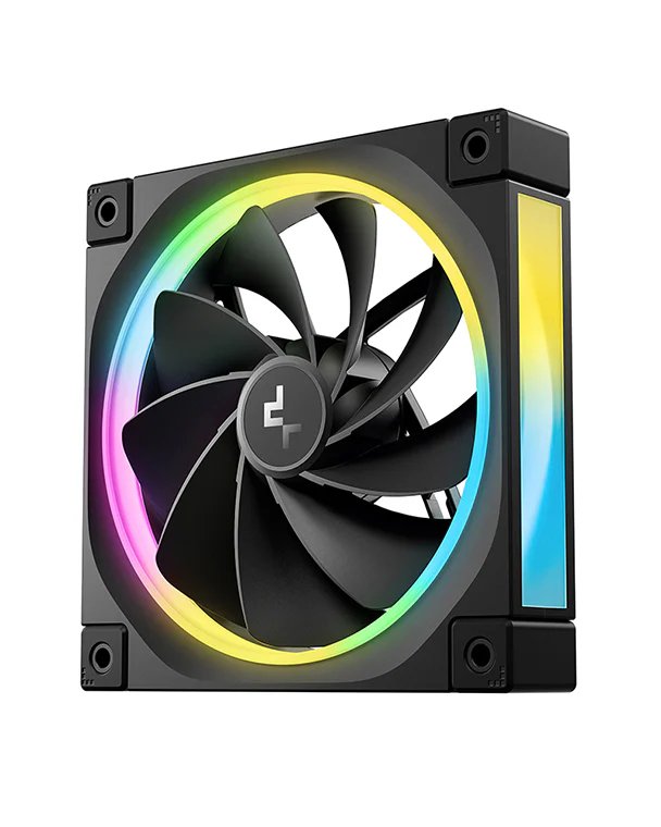 Deepcool Fan PC FL12R Reverse, 120MM R-FL12R-BKAPN1-G Black