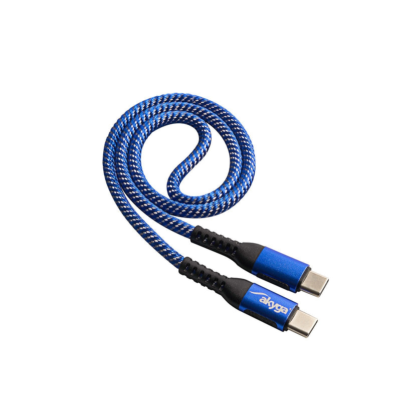 Akyga USB Cable AK-USB-36 USB Type-c M USB Type-c M Ver. 2.0 100W 0.5M