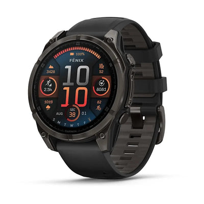 Garmin Smartwatch Fenix 8 Amoled Sapphire GPS 47MM Carbon Grey Band - Black — image 1