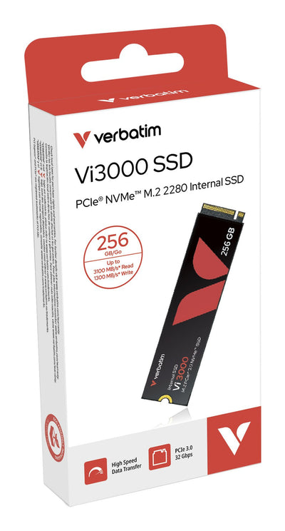 Verbatim Drive SSD 256GB VI3000 PCIE NVMe M.2 — image 1