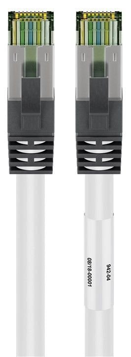 Goobay Cable Connection CAT.8.1 S/FTP (pimf) White 3 Metres — image 1