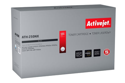 Activejet Toner ATH-250NX Black 10500 Pgs. HP CE250X (504X), Canon Crg- — image 1
