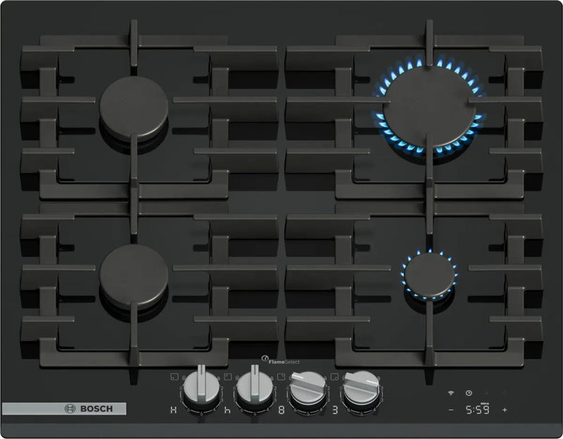 Bosch PRP6A6H40 Hobs Integrado 60CM Encimera Gas 4 Black