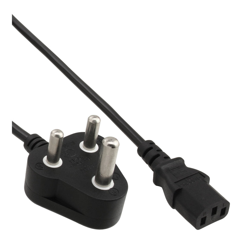 Inline Cable Power Sudáfrica 10A Type M a Connector IEC 1,8M