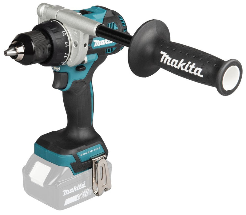 Makita Taladro Atornillador Inalámbrico DDF492Z, 18 Voltios Azul/Negro Sin Batería Ni Cargador DDF492Z