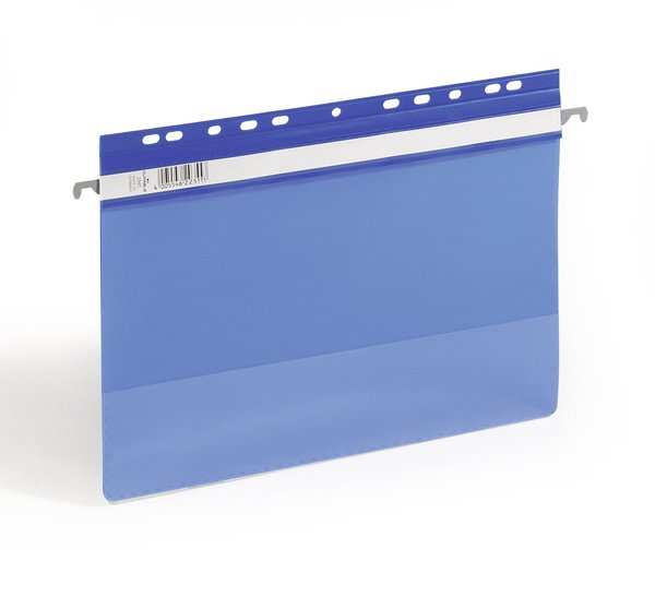 Durable Einhänge-carpeta Transparent Economy Blue