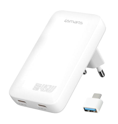 4SMARTS 542045 Charger Dispositivo Mobile Phone Universal White Power Alterna Indoor — image 1