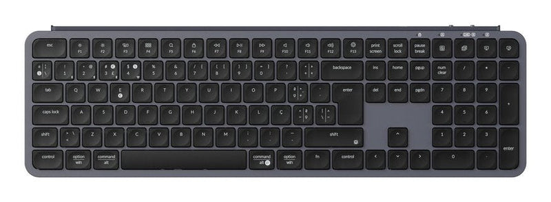 Keychron Keyboard B6 Pro Ultra-slim 100% Wireless Scissor Sw