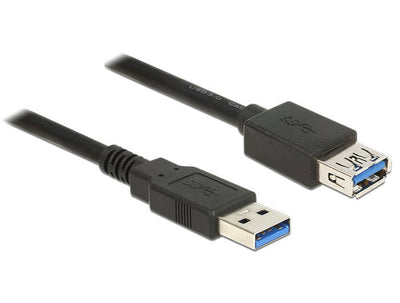 Delock 85058 USB Cable 5M USB 3.2 Gen 1 (3.1 Gen 1) USB a Black — image 1