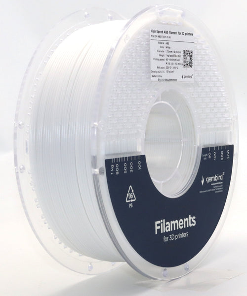 Filamento Abs High Speed 1,75MM, 1KG, White — image 1