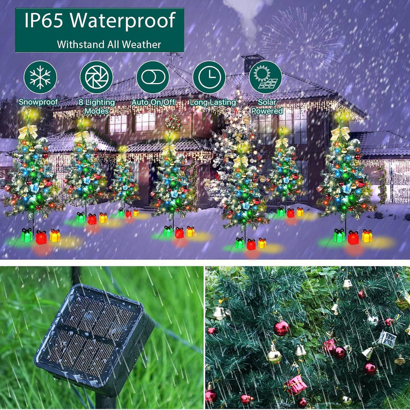 Solar Christmas Tree LED Decorative Lights