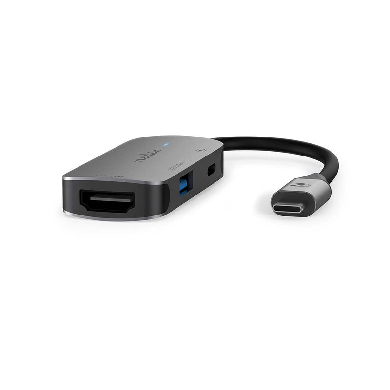 Nedis CCGB64230GY01 Hub Interfaz USB 3.2 Gen 1 [3.1 Gen 1] Type-c 5000 Mbit/S Grey