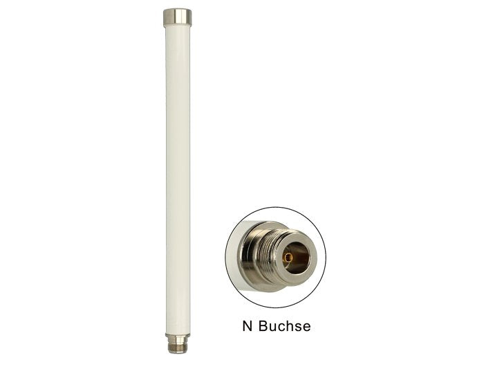 Delock Antenna WLAN N-hembra 802.11 AC/a/H/B/G/N 6 ~ 8 dBi