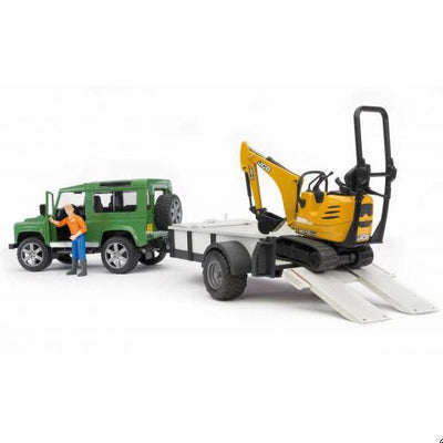 Bruder Land Rover Defender With Remolque 02593 — image 1