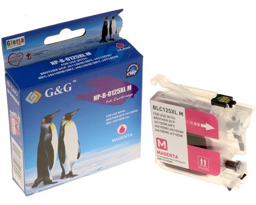 G&g Ink Compatible Brother LC-125XLM Magenta