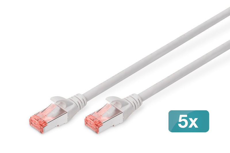 Digitus Cable S-FTP CAT.6 Cu Lszh Awg 27/7 Lenght 20M 5 Pcs Gris
