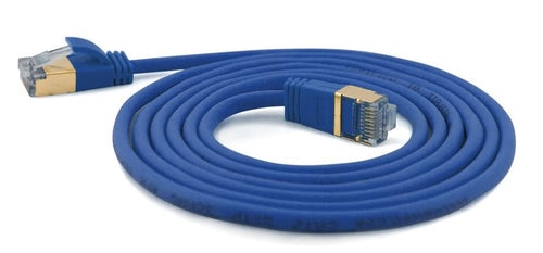 Wantec Cable Network Smp CAT.7 Me. CAT.6A D4MM 0,20M Blue — image 1