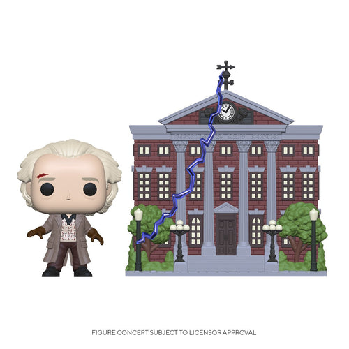Figure Pop Back To The Future Doc With Clock Tower — image 1