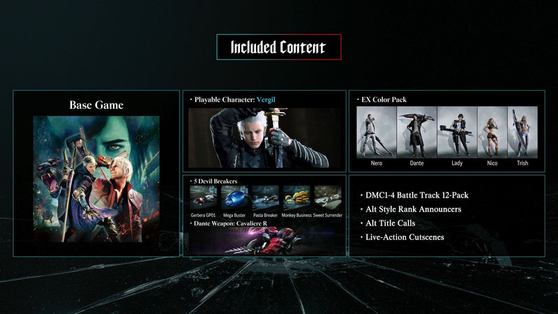 Switch 2 Devil May Cry 5 - Hunter Edition (game Key Card) Eu