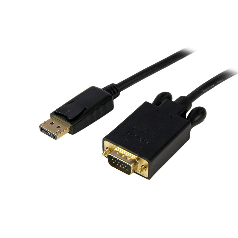 StarTech.com Cable 3M Vídeo Adapter Converter DisplayPort a VGA Convertidor Activo DP Male a Male 1920X1200 10