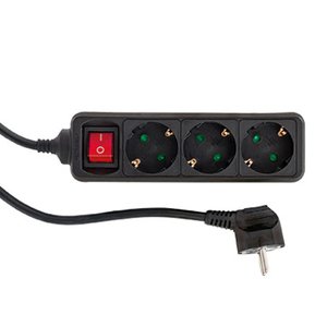 Rev Line Plug Triple 1,4M Black W. — image 1