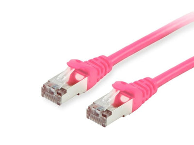 Equip Latiguillo Apantallado S/FTP Categoria 6 Libre Halogenos 15M Colour Pink P/N 605588 — image 1