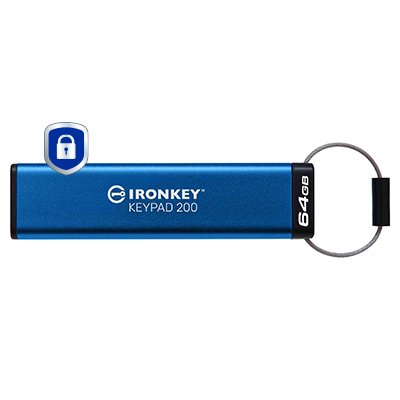 Kingston USB Flash Drive Ironkey Keypad 200 64GB, IKKP200/64GB — image 1