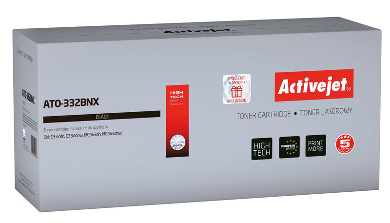 Activejet ATO-332BNX (reemplazo Oki 46508712 Supreme 3500 Páginas Black