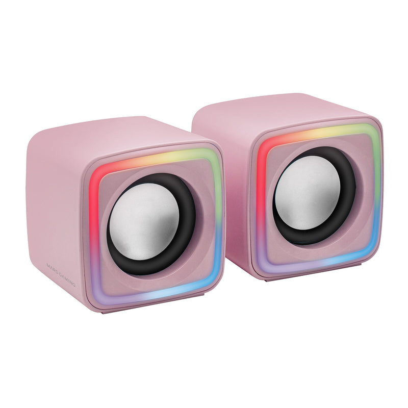 Mars Gaming Speakers Mscube 8W 2.0 Rosas