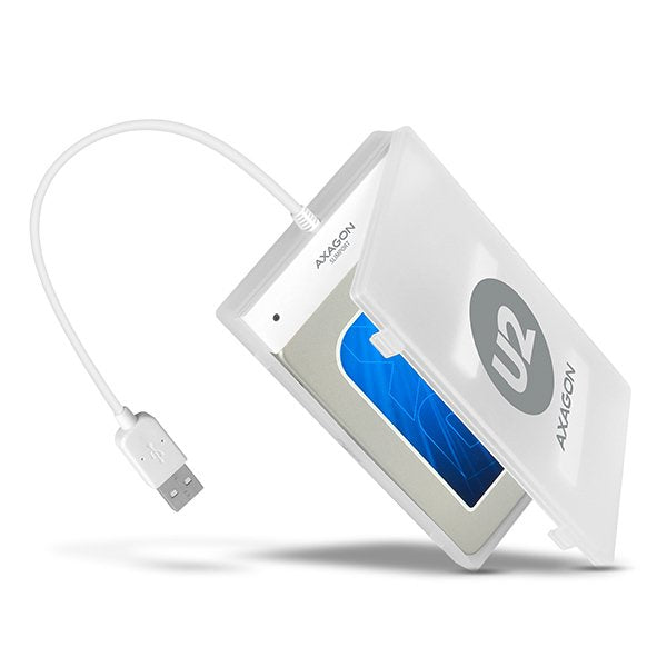 Axagon Adapter ADSA-1S Slimport, USB 2.0, 2.5 SSD/HDD, SATA - With Case