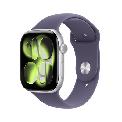 Watch Series 11 GPS + Cellular Koperta 46MM Z Aluminium W Kolorze Srebrnym, Pasek Sportowy W Kolorze Mlecznego — image 1